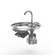 Automatische voerbak met doorstromend water
