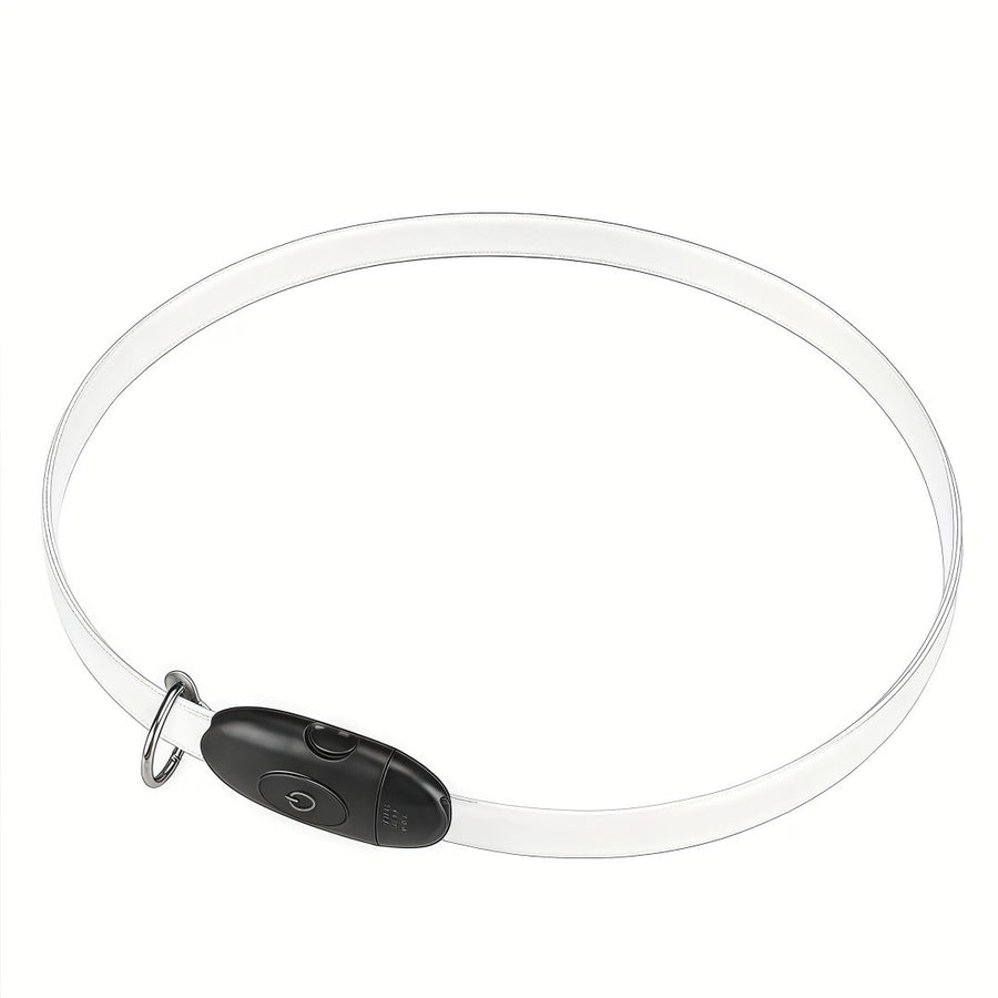 LED-halsband met reflectie voor veiligheid