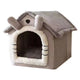 Warme kattenmand voor de winter