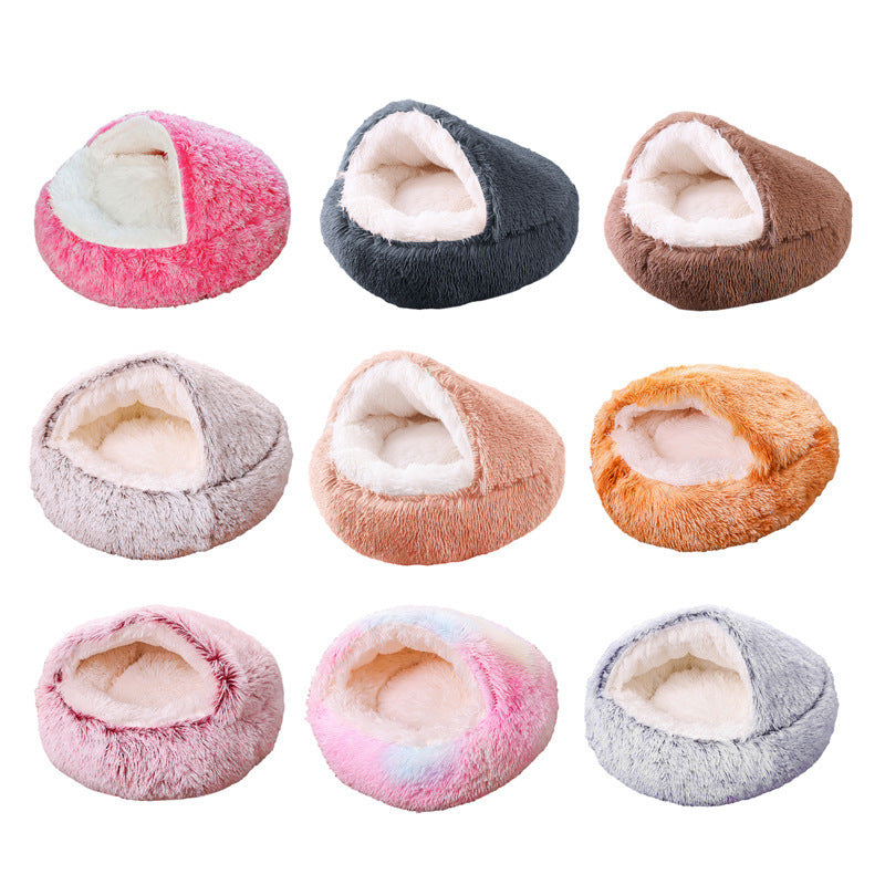 Halfgesloten wintermand 2-in-1 voor hond en kat