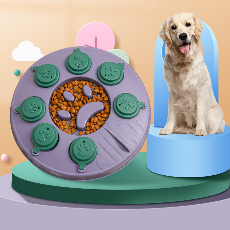 Interactive Pet Slow Feeder Bowl