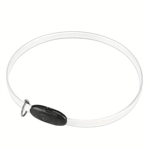 LED-halsband met reflectie voor veiligheid