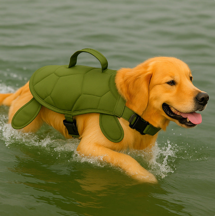 Niet elke hond blijft vanzelf drijven