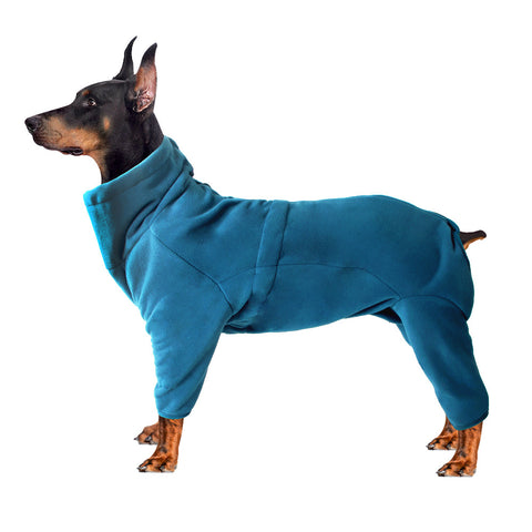 Verstelbare fleecejas voor grote honden