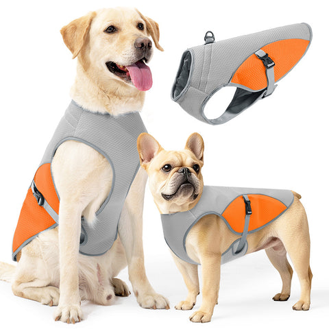 Dun ademend koelvest voor honden