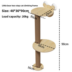 Suction Cup Bear L2 Cat Tree