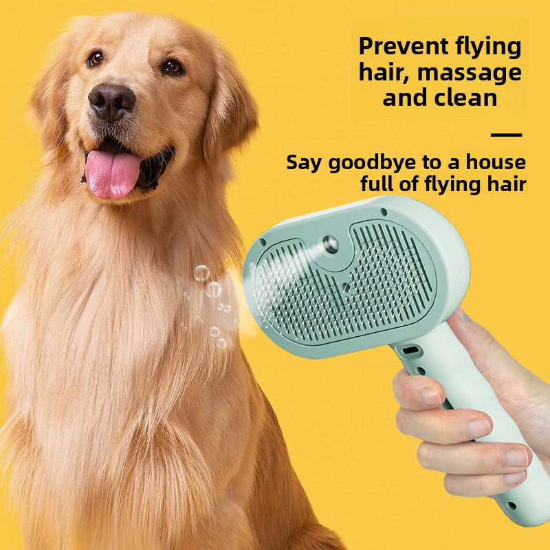Pet Spray Grooming Brush – Removes Loose Fur for Dogs & Cats
