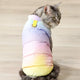 Warme kattenjas met lijnbevestiging