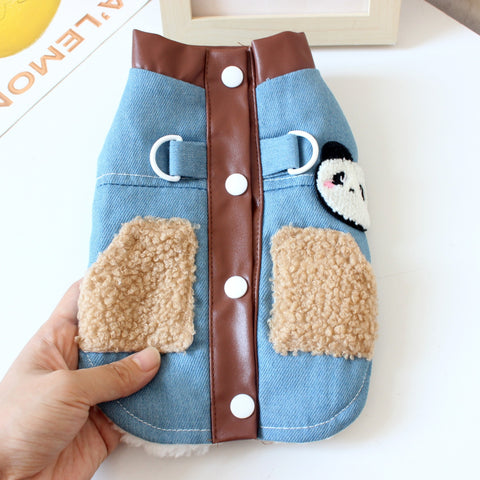 Denim jasje voor honden