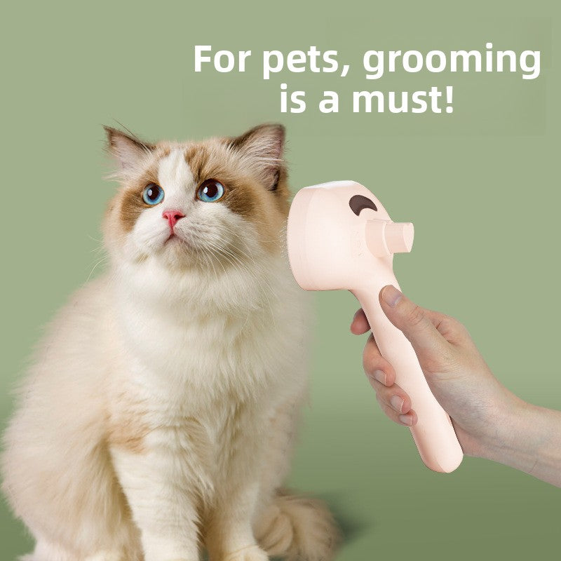 Pet Spray Grooming Brush – Removes Loose Fur for Dogs & Cats