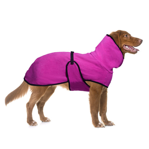 Fleecetrui met capuchon voor honden