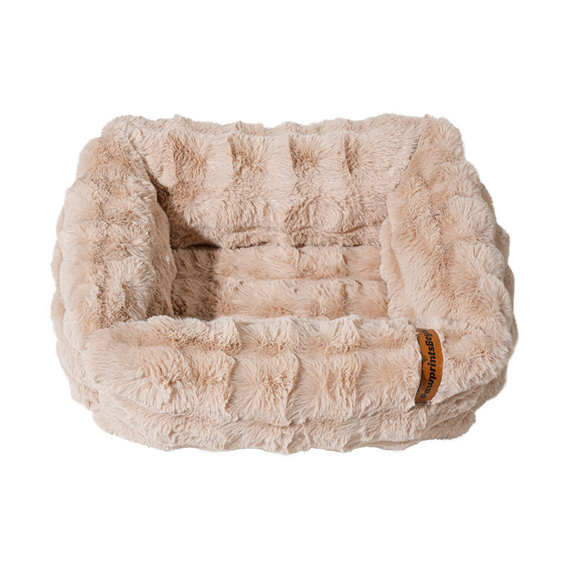 Pluche kattenmand met schuimvulling