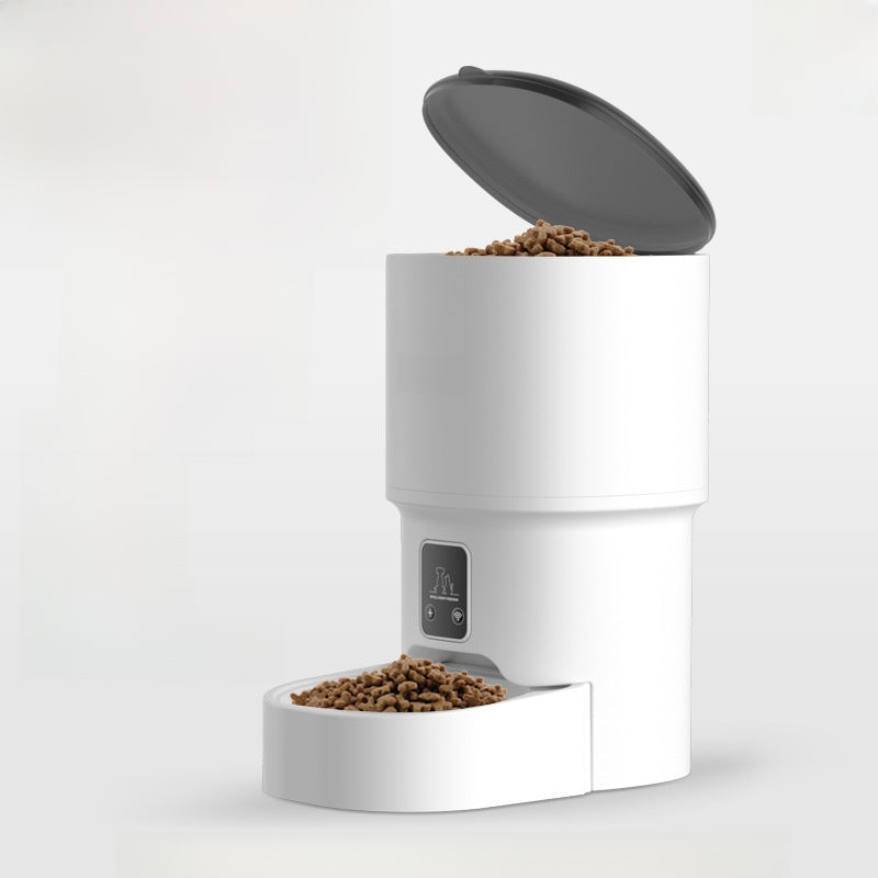 Automatische voerbak en waterdispenser met APP